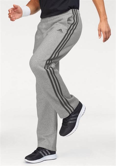 Fitnessbekleidung: Graue Adidas Jogginghose Herren 